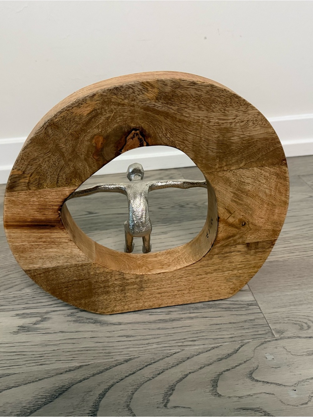 Brewster Home Fashions Abstract Wood & Metal Sculpture – Modern Tabletop Décor - Picture 5 of 6